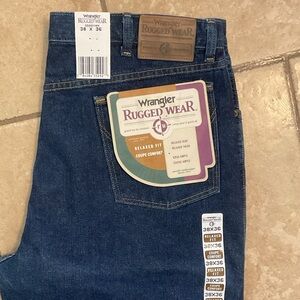 Wrangler, 4 available Men’s Jeans, 38x36, Relaxed Fits